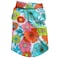 Tangpan Hawaiian Beach Coconut Tree Print Dog Shirt Summer Camp Shirt ClothesWhiteS