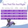 Tooth & Tooth Honey Dog Shirt for Large Dogs Purple Grey Striped Breathable Cotton Spandex Pullover Full Underbelly Coverage Lightweight Long Sleeve Dog Clothes