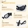 PETLESO Dog Sunglasses Small Breed UV Protection Small Dog Goggles Wind Dust Proof Small Goggles with Adjustable Straps Black