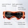 Enjoying Dog Sunglasses Medium Breed Dog Goggles UV Protection Cycling Eye Protection for MediumSmall Dogs Outdoors Breathable Windproof Dustproof AntiFog Adjustable Straps Cool Orange