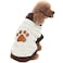 BINGPET Turtle Neck Knitted Dog SweaterDog Sweaters for Small Medium Large Dogs with Brown Bone PatternPuppy Winter Warm Cloth for Cold Weather Thermal Wear