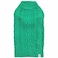 Blueberry Pet Classic Dog Sweater Wool Blend Cable Knit Pullover Crewneck Winter Clothes in Emerald Back Length 16 Medium Warm Coat for Pet16 inch Pack of 1