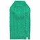 Blueberry Pet Classic Dog Sweater Wool Blend Cable Knit Pullover Crewneck Winter Clothes in Emerald Back Length 16 Medium Warm Coat for Pet16 inch Pack of 1