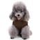 CHBORCHICEN Small Dog Sweaters Knitted Pet Cat Warm Dog Sweatshirt Winter Clothes Kitten Puppy Sweater XXSmall Brown