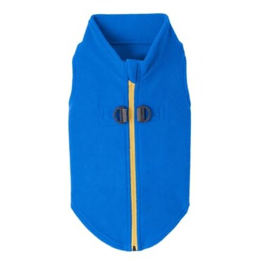 Gooby Boys XSmall Chest 11 Inch Zip Up Fleece Blue XSmall 11 US
