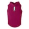 Gooby Fleece Vest Dog Sweater Fuchsia XLarge Warm Pullover Fleece Dog Jacket with ORing Leash for Small to Medium Dogs