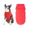 Gooby Microfiber Stretch Fleece Vest Dog Sweater Tomato Red XLarge Warm Pullover Microfiber Fleece Dog Jacket for Small to Large Dogs