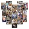 JECIKELON Jecikelon Pet Dog Long Sweaters Dress Knitwear Turtleneck Pullover Warm Winter Puppy Sweater Long Dresses Navy Heart Large