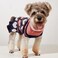 JECIKELON Jecikelon Pet Dog Long Sweaters Dress Knitwear Turtleneck Pullover Warm Winter Puppy Sweater Long Dresses Navy Heart Small