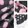 KYEESE Dog Sweater Dress Polka Dot Turtleneck Dogs Sweaters for Girl with Leash Hole Knit Pullover with Pom Pom Ball