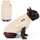 KYEESE Dog Sweater Warm Turtleneck Small Dogs Sweater Stretchy Comfy Pet Coat for Fall Winter Cold Weather Soft Pullover Dog Sweaters for Small Dogs Girl