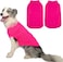 Mihachi Turtleneck Dog Sweater Winter Coat Apparel Classic Cable Knit Clothes with Leash Hole for Cold Weather Ideal Gift for Pet in New Year