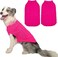 Mihachi Turtleneck Dog Sweater Winter Coat Apparel Classic Cable Knit Clothes with Leash Hole for Cold Weather Ideal Gift for Pet in New Year