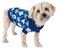 Pet Life Argyle Patterned Ribbed Fashion Knitted Fall and Winter Pet Dog Sweater with Turtle Neck