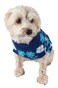 Pet Life Argyle Patterned Ribbed Fashion Knitted Fall and Winter Pet Dog Sweater with Turtle Neck