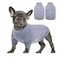 Queenmore Small Dog Pullover Sweater Cold Weather Cable Knitwear Classic Turtleneck Thick Warm Clothes for Chihuahua Bulldog Dachshund Pug Yorkie Grey Medium