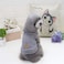 Izefia Rdc Pet Clothes Dog Cat Woolen Sweater with Cap Winter Warm Turtleneck Fleece Coat L ClassicGrey