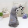Izefia Rdc Pet Clothes Dog Cat Woolen Sweater with Cap Winter Warm Turtleneck Fleece Coat L ClassicGrey