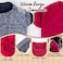 Rypet 2 Pack Large Dog Sweaters for Winter Dog Classic Knitwear Sweater Soft Thickening Warm Dogs Clothes for Medium Large Dogs