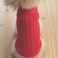Tangpan Turtleneck Classic StrawRope Pro Pet Dog Sweater Apparel RedXL