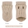Winmany Pet Dog Turtleneck Knitting Sweater Coat Winter Warmer Thickening Pullover Knitwear Crochet Coat Clothes for Small Medium Dog Cat