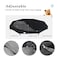 HiCaptain Pet Playpen Top Cover for Indoor and Outdoor Use EscapeProof and Sunshade Shield Protector Fits for 24 inches Wide 8 Panel Dog Crate Pen Black with Adjustable Half Mesh