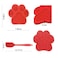 UMOYIT Dog Licking Mat for Anxiety Peanut Butter Slow Feeder Bowls Licking Pad with Strong Suction to Wall for Pet BathingGroomingand Dog Training Red