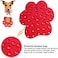 UMOYIT Dog Licking Mat for Anxiety Peanut Butter Slow Feeder Bowls Licking Pad with Strong Suction to Wall for Pet BathingGroomingand Dog Training Red