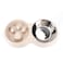 DS.PETTING DSPETTING Slow Feeder Dog cat Double Bowl Stainless Steel and AntiChoking White