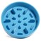 LE TAUCI PET Slow Feeder Dog Bowl Ceramic 15 Cups Blue Nonslip Base