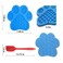 UMOYIT Licking Mat for Dog Anxiety Peanut Butter Slow Feeder Bowl Pad With Strong Suction to Wall for Pet Bathing Grooming and Training Blue