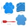 UMOYIT Licking Mat for Dog Anxiety Peanut Butter Slow Feeder Bowl Pad With Strong Suction to Wall for Pet Bathing Grooming and Training Blue
