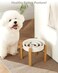 MOPANG Ceramic Slow Feeder Dog Bowls Elevated 20 Cups Slow Feeder for Medium Dogs Puzzle Maze Bowl to Slow Down Eating 30oz 8in White