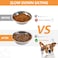 Animire Slow Feeder Dog Bowls Insert Soft Silicone Slow Eating Dog Food Bowl for Small Medium and Large Dogs Compatible with Regular and Elevated Bowls