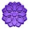 SodaPup Mandala eTray Durable Slow Feeder Tray Made in USA from NonToxic PetSafe Food Safe Material for Mental Stimulation Calming Avoiding Overfeeding Slow Eating Healthy Digestion More