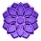 SodaPup Mandala eTray Durable Slow Feeder Tray Made in USA from NonToxic PetSafe Food Safe Material for Mental Stimulation Calming Avoiding Overfeeding Slow Eating Healthy Digestion More
