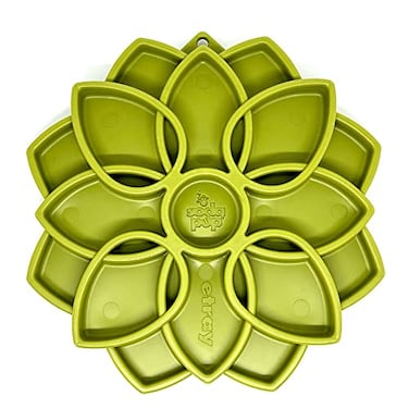 SodaPup Mandala eTray Durable Slow Feeder Tray Made in USA from NonToxic PetSafe Food Safe Material for Mental Stimulation Calming Avoiding Overfeeding Slow Eating Healthy Digestion More