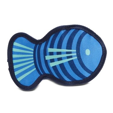 Barkbox Super Chewer Rad Herring Hard Core Toy with Rip Away Plush for Aggressive Chewers Medium