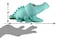 PetSport Naturflex Large Alligator Toy Durable LongLasting NonToxic Material Internal Squeaker Rubber Toy for Dogs Ideal for Interactive Play and Engagement