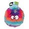 goDog Furballz Squeaky Plush Ball Dog Toy Chew Guard Technology Cool Rainbow Large