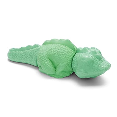 Barkbox Super Chewer Tough Dog Chew Toys for Aggressive Chewers Dental Stimulating Iguana Large