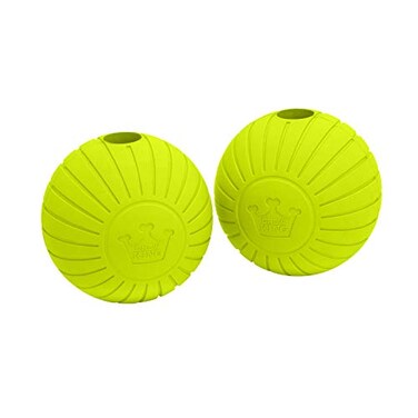 Chew King Supreme Rubber Fetch Balls Extremely Durable Natural Rubber Toy 25 inch Yellow CM10066CS01