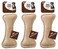 SPOT Ethical Pet Dura Fused Leather Bone Dog Toy 7Inch 3 Bones