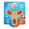 Hartz Chew n Clean Chew Toy and Treat in One Chicken Flavored TriPoint Dog Toy Medium