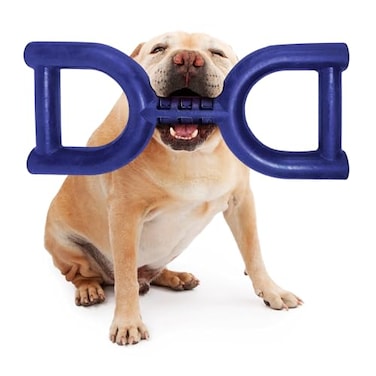 Tuff Pupper SuperChewer Tough Tug Pull Toy Lifetime Replacement Strong Natural Rubber Interactive TugofWar Toy for Dogs Ultra Durable Chew Toys for Aggressive Chewers For Medium Large Breeds