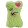 Zanies Embroidered Berber Bone Dog Toys Green