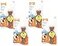 Nylabone Just for Puppies Chicken Flavored Teething Chew Ring Bone Petite Size 4 Pack