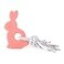 ZippyPaws ZippyTuff Teethers Tough Chew Dog Toy Bonnie The Bunny