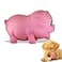 PetSport Naturflex Tiny Tots Pig Toy Durable LongLasting NonToxic Material Internal Squeaker Rubber Toy for Dogs Ideal for Interactive Play and Engagement