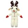 Multipet Holiday Lamb Chop with Reindeer Antlers Plush Dog Toy 13 Standing Lamb